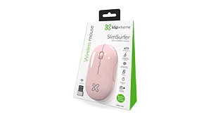 Mouse Klip Xtreme KMW-415PK Inalámbrico Slim Rosado