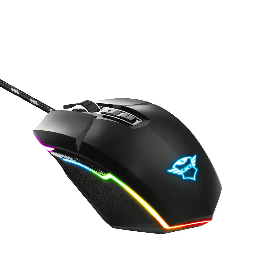 Mouse Trust GXT 950 Idon Iluminado Óptico 6000 DPI Gaming 2