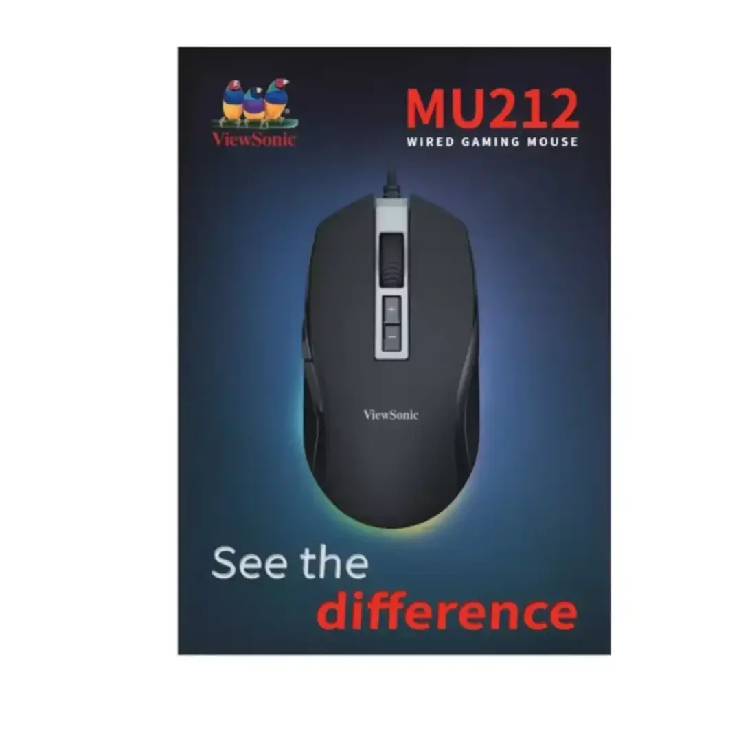 Mouse ViewSonic MU212 Óptico 6400 DPI 8 botones gamer 1