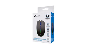 Mouse Xtech XTM-318 Inalámbrico 2.4 GHz Óptico con luz LED
