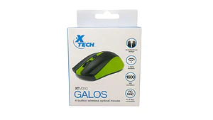 Mouse Xtech XTM-310GN Inalámbrico 1600 DPI Ambidiestro