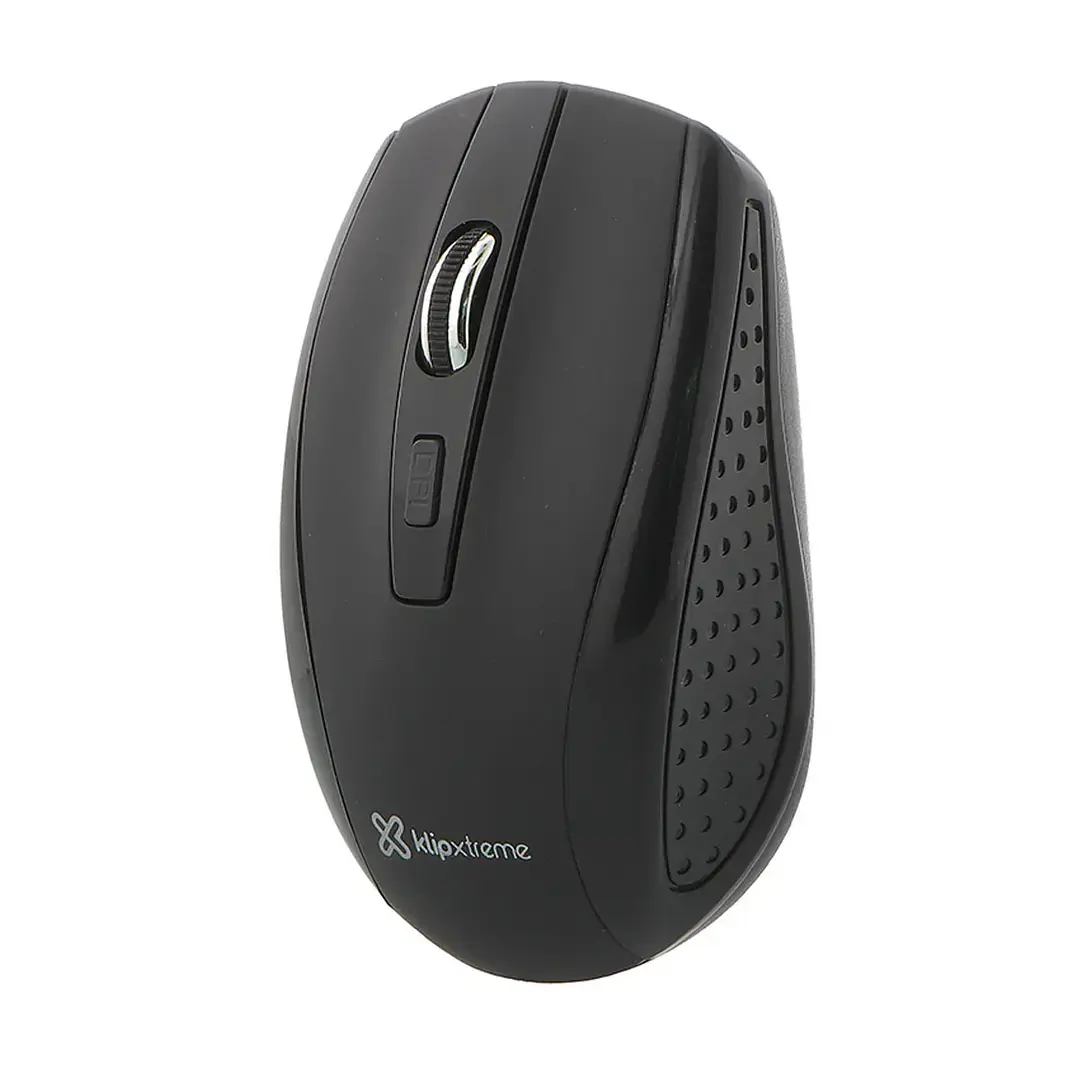 Mouse Klip Xtreme KMW-340BK Óptico Inalámbrico 6 Botones USB Nano 3