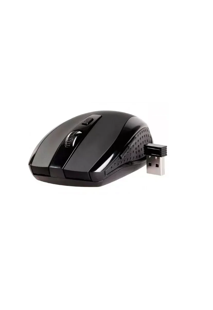 Mouse Klip Xtreme KMW-340BK Óptico Inalámbrico 6 Botones USB Nano