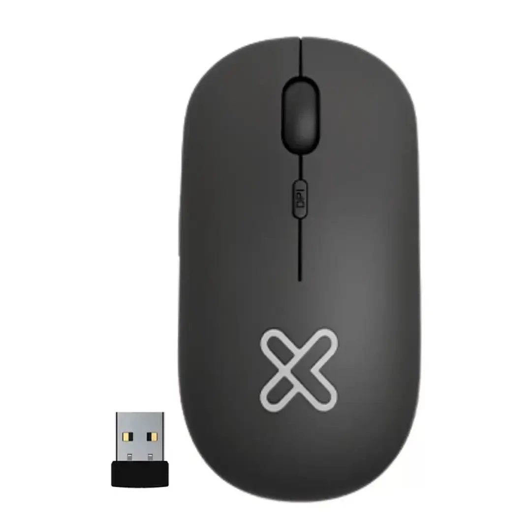 Mouse Klip Xtreme KMW-415BK Inalámbrico Slim Negro 2