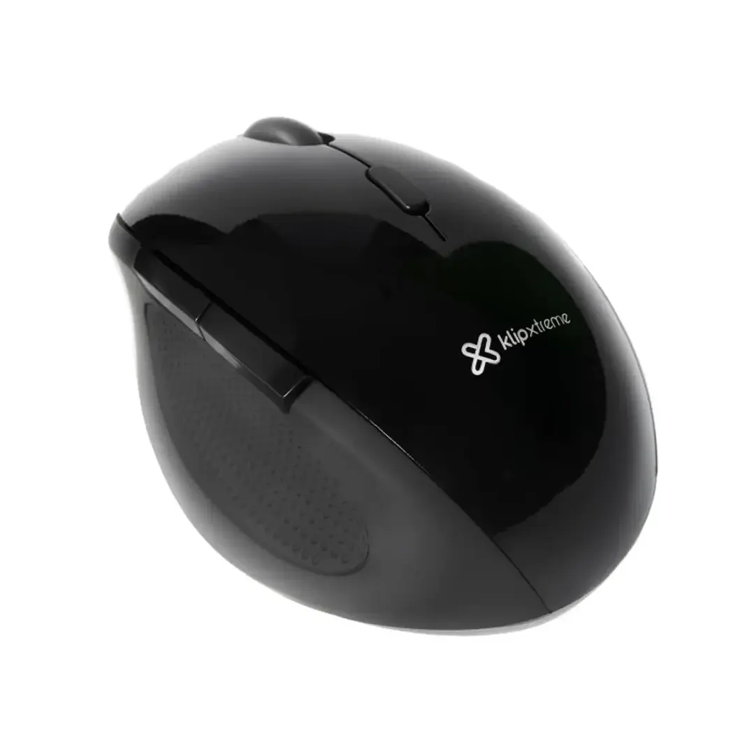 Mouse Klip Xtreme KMW-500BK Ergonómico semi vertical inalámbrico 2