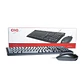 Teclado Clio CB2510 USB Negro de membrana para oficina - Miniatura 1