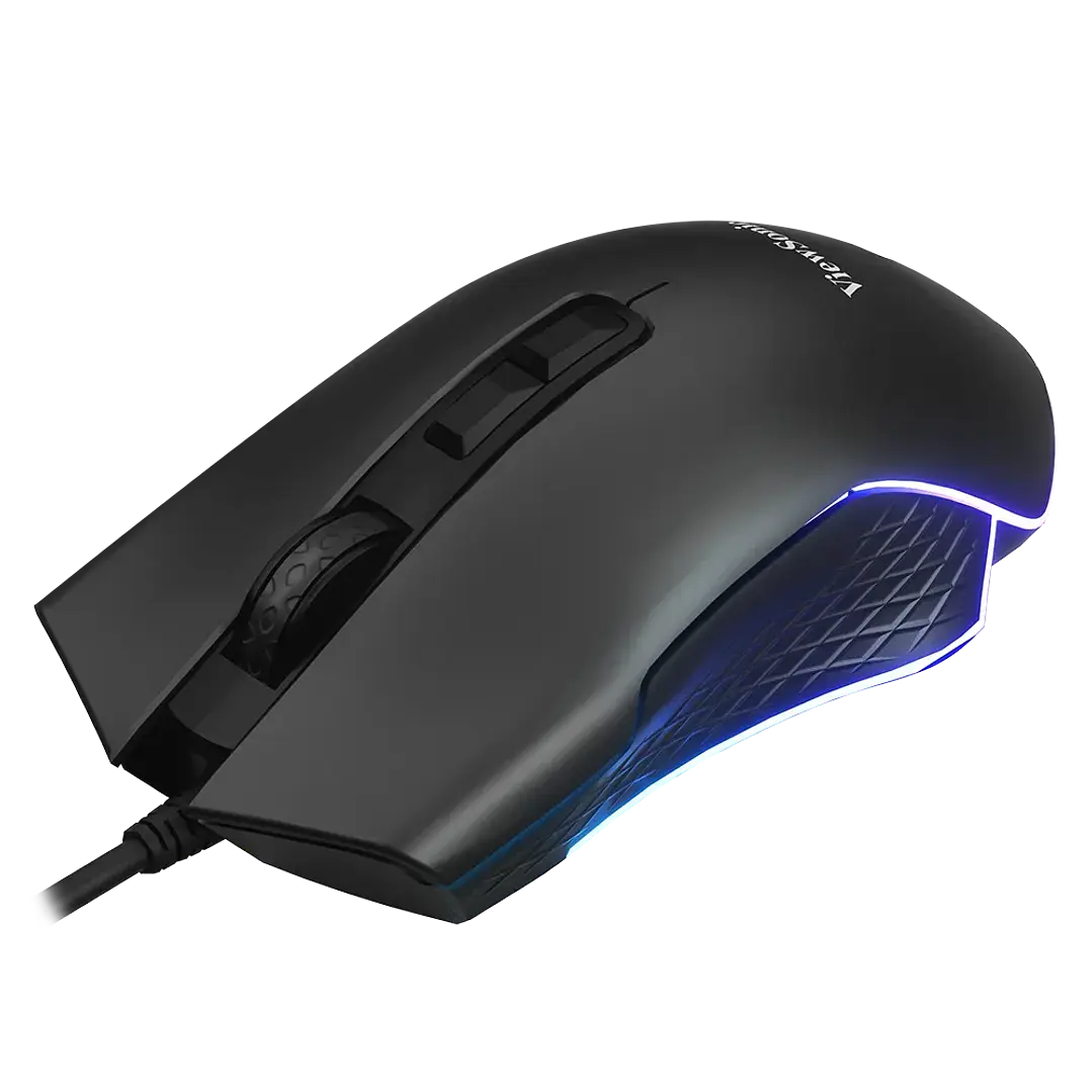 Mouse ViewSonic MU800 RGB ergonómico 6400 DPI para gaming 1