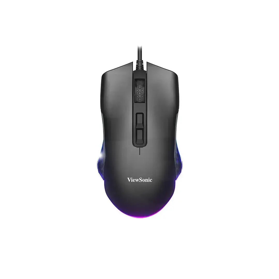 Mouse ViewSonic MU800 RGB ergonómico 6400 DPI para gaming 3