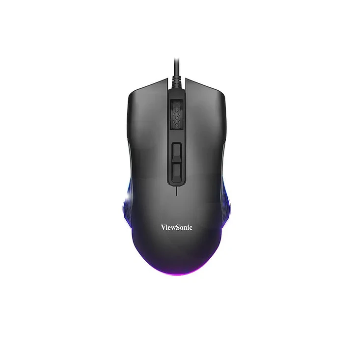 Mouse ViewSonic MU800 RGB ergonómico 6400 DPI para gaming 3