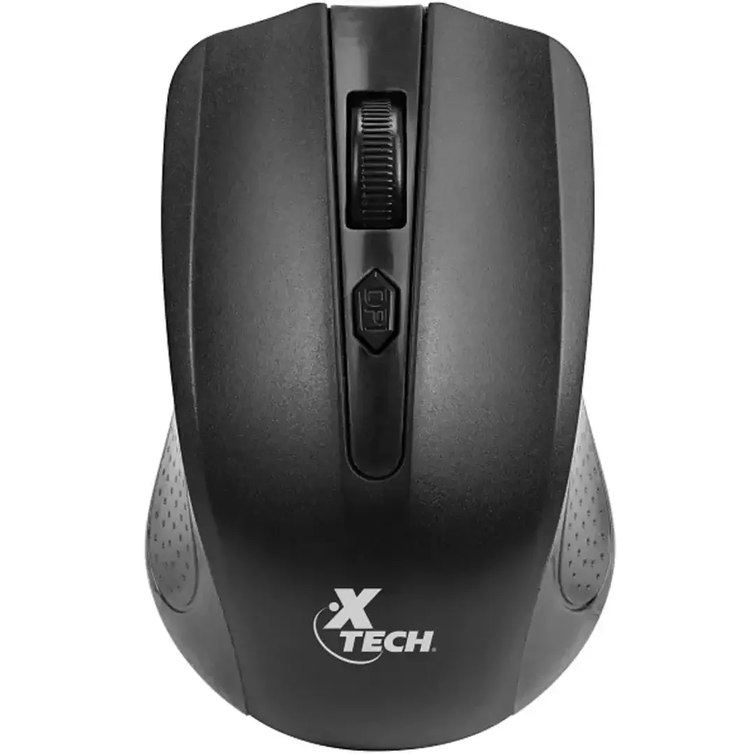 Mouse Xtech XTM-310BK Inalámbrico 2.4 GHz Óptico ambidiestro 3