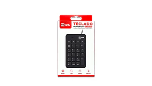 Teclado Utek UT-KBN700U Numérico USB 23 botones para oficina