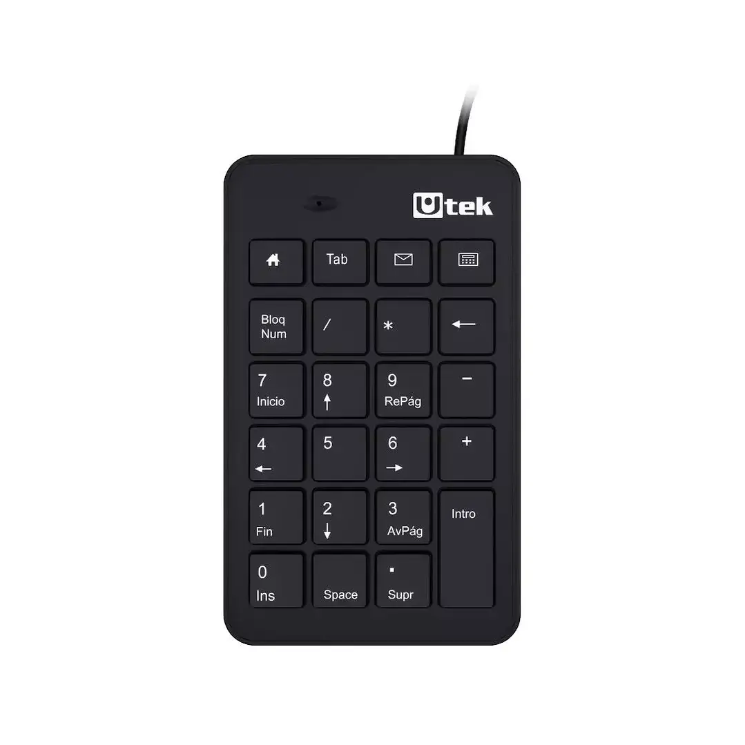 Teclado Utek UT-KBN700U Numérico USB 23 botones para oficina 2
