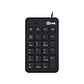 Teclado Utek UT-KBN700U Numérico USB 23 botones para oficina - Miniatura 2