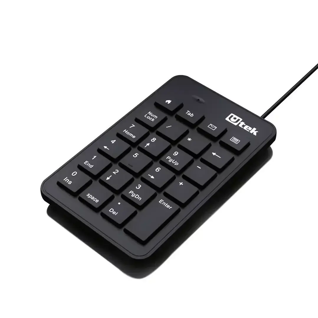 Teclado Utek UT-KBN700U Numérico USB 23 botones para oficina 3