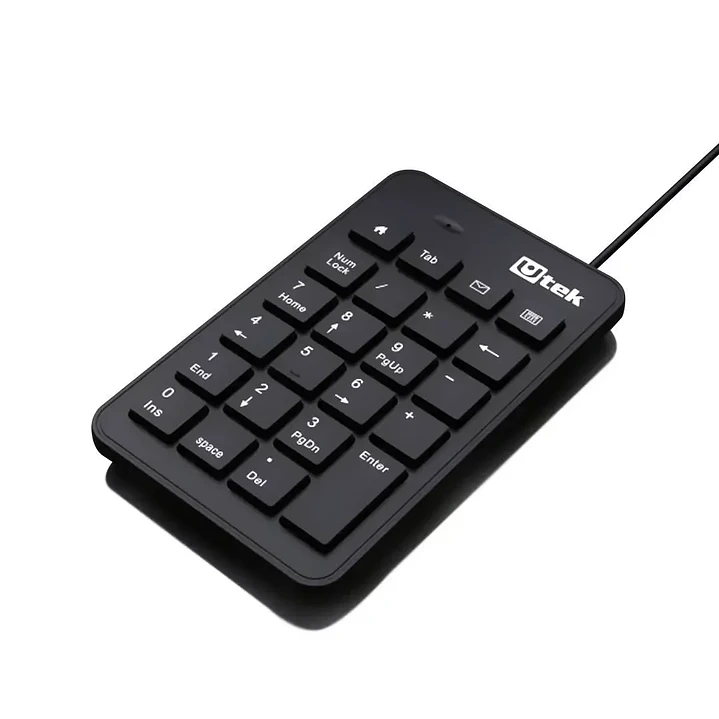 Teclado Utek UT-KBN700U Numérico USB 23 botones para oficina 3