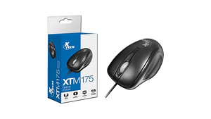 Mouse Xtech XTM-175 Óptico USB con cable 3 botones