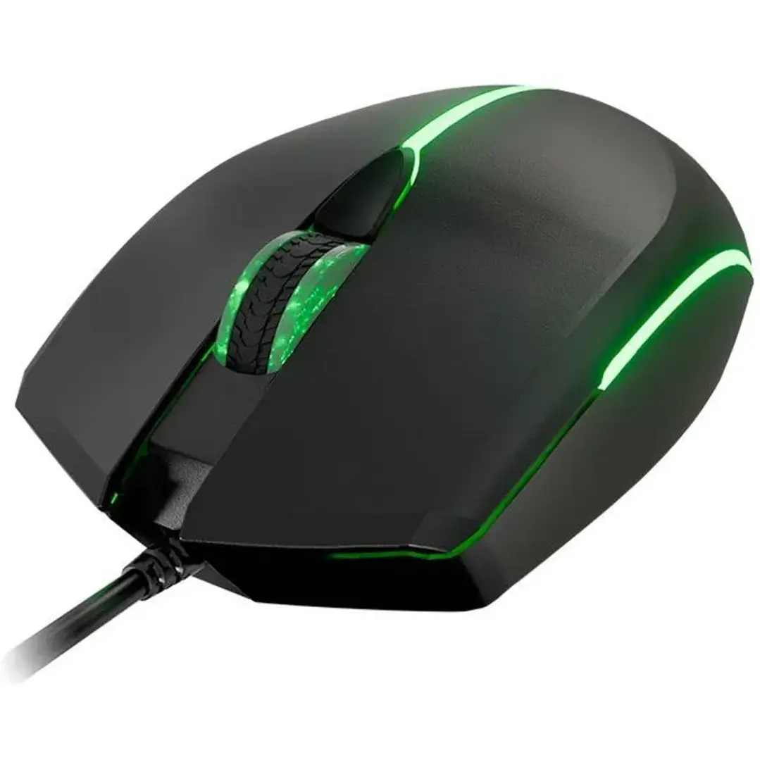 Mouse Xtech MSE Wired con luz 4 botones 2400 DPI 2