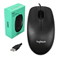 Mouse Logitech M90 USB Óptico Cableado Ambidiestro para Oficina - Miniatura 1