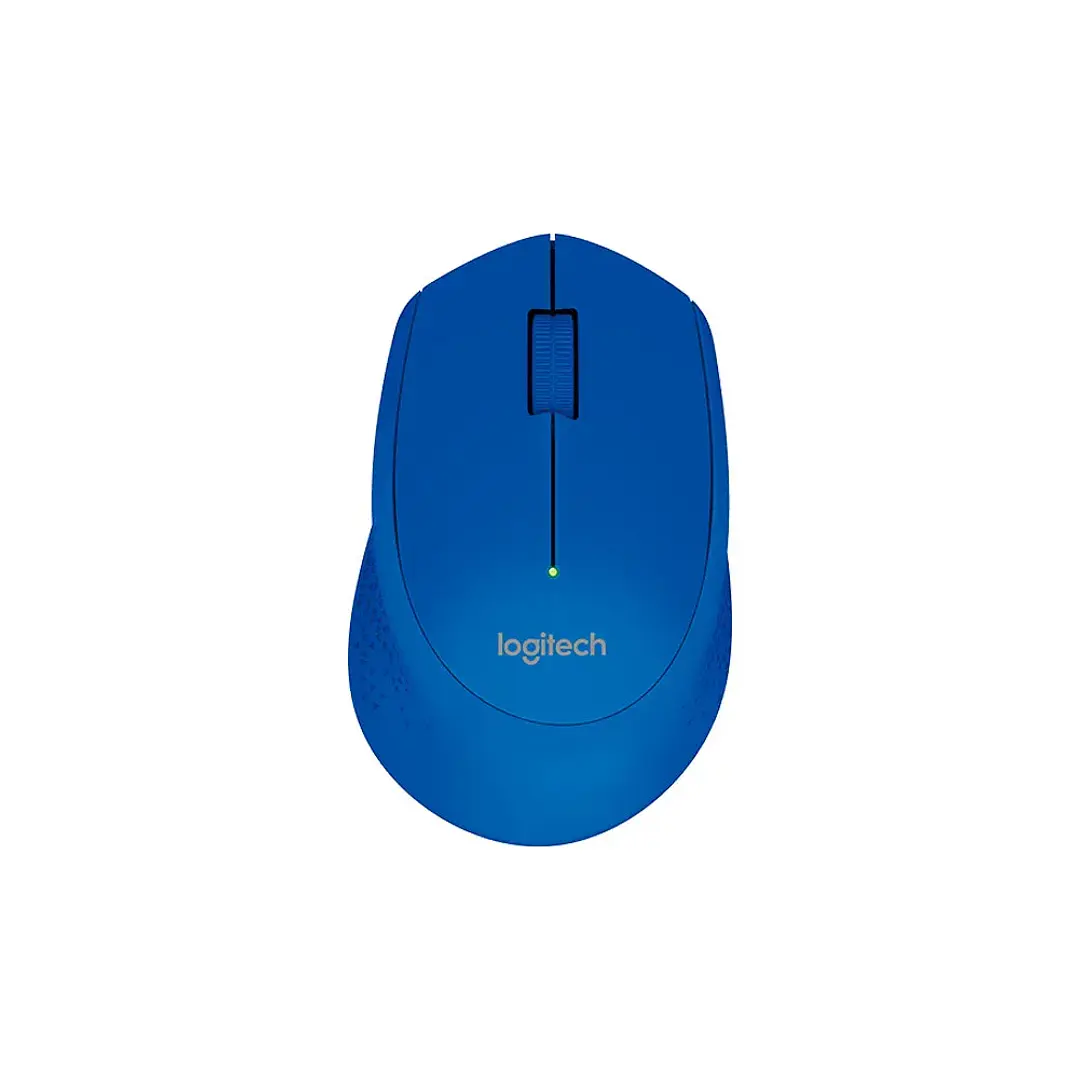 Mouse Logitech M280 Azul Inalámbrico 2.4 GHz y sensor óptico 3
