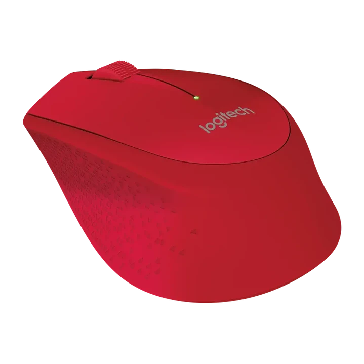Mouse Logitech M280 Rojo Inalámbrico 2.4 GHz con seguimiento óptico 2