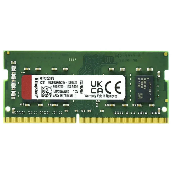 Memoria RAM Kingston KCP432SS8/8 8 GB DDR4 3200 MT/s 2