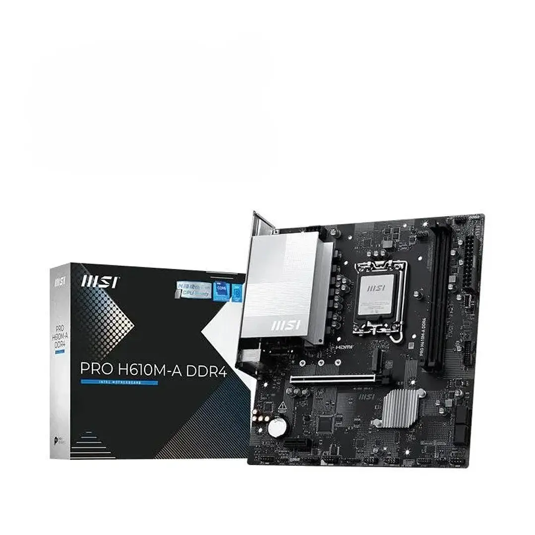 Placa Madre MSI PRO H610M-A DDR4 LGA 1700 Intel H610 DDR4 1