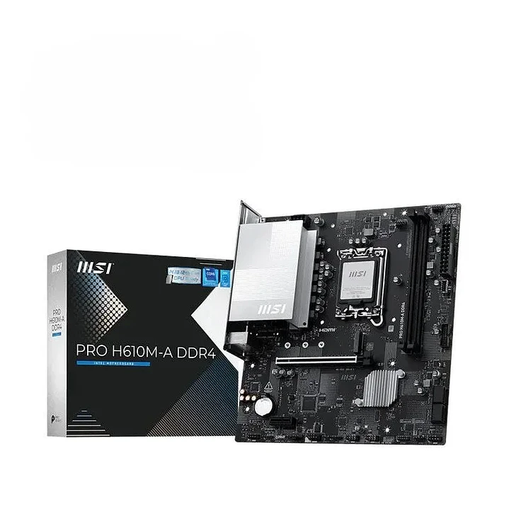 Placa Madre MSI PRO H610M-A DDR4 LGA 1700 Intel H610 DDR4 1