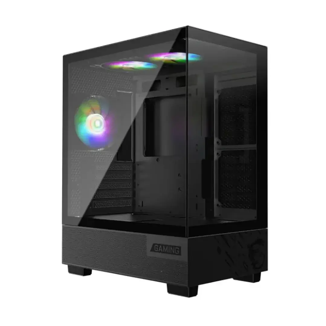 Gabinete MSI PAG PANO M110A Mid Tower Negro con 3 ventiladores ARGB 2