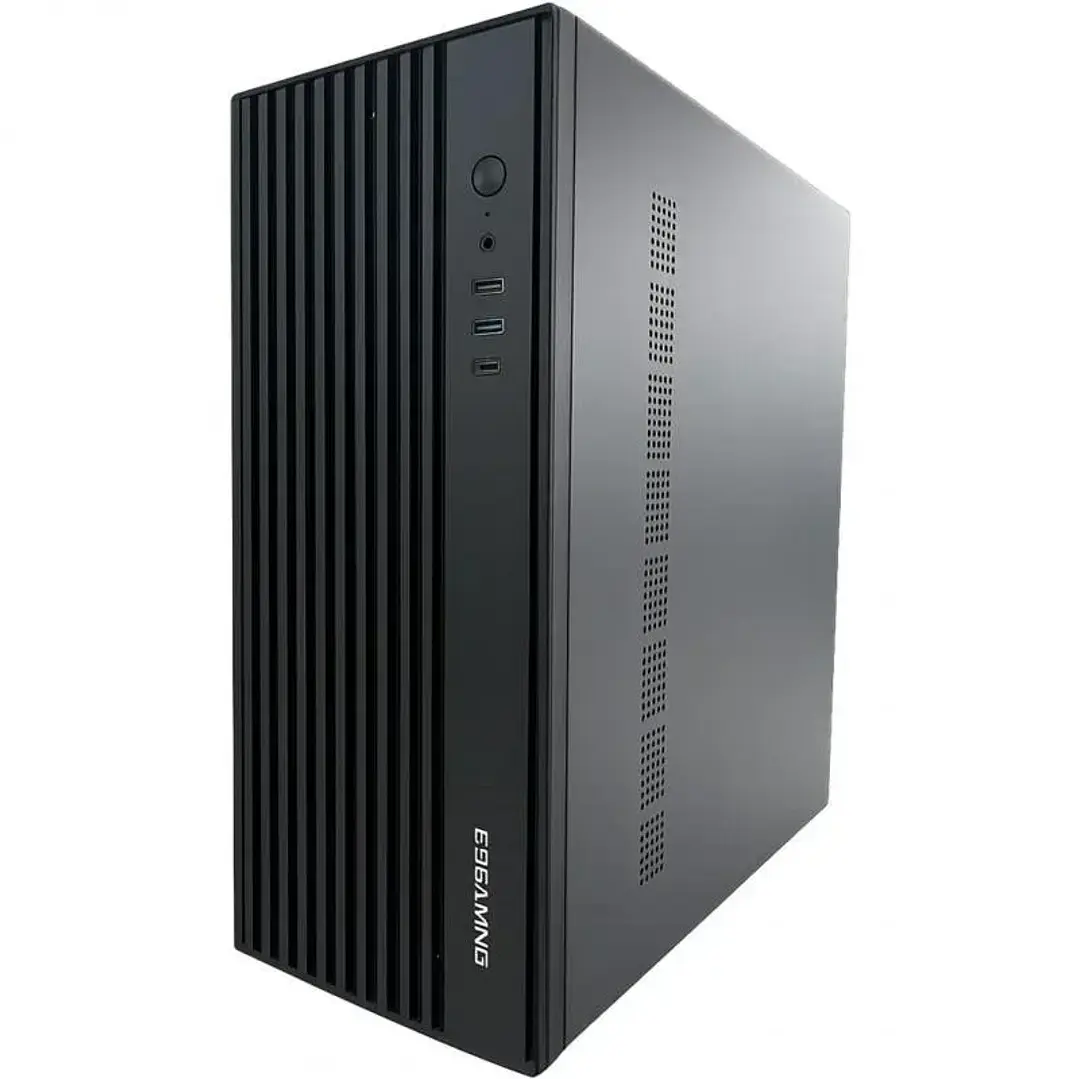 Gabinete Slim 103E Micro-ATX / Mini-ITX con fuente 750W y USB-C 2