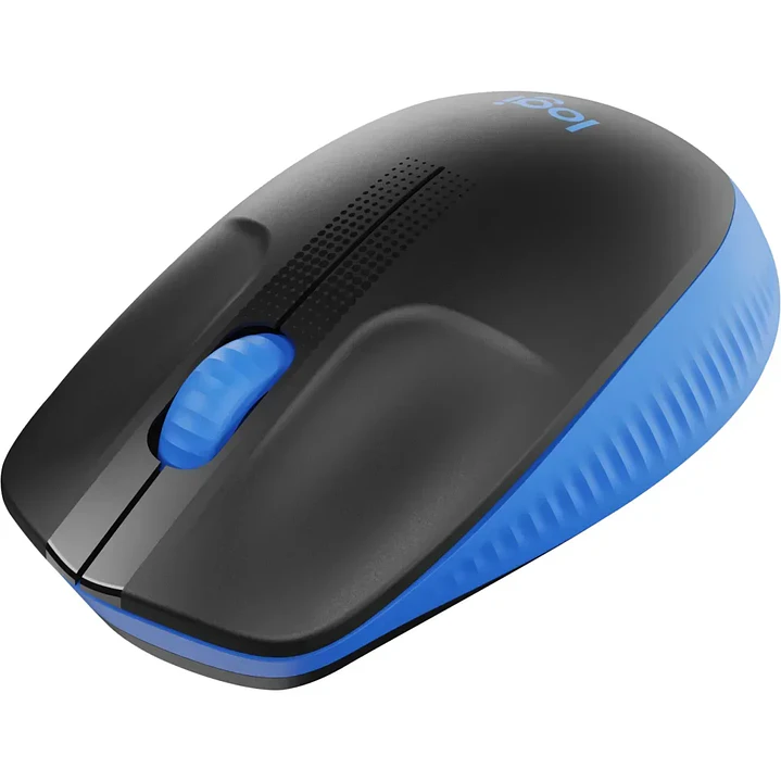 Mouse Logitech M190 Óptico Negro/Azul Inalámbrico 2.4 GHz 2