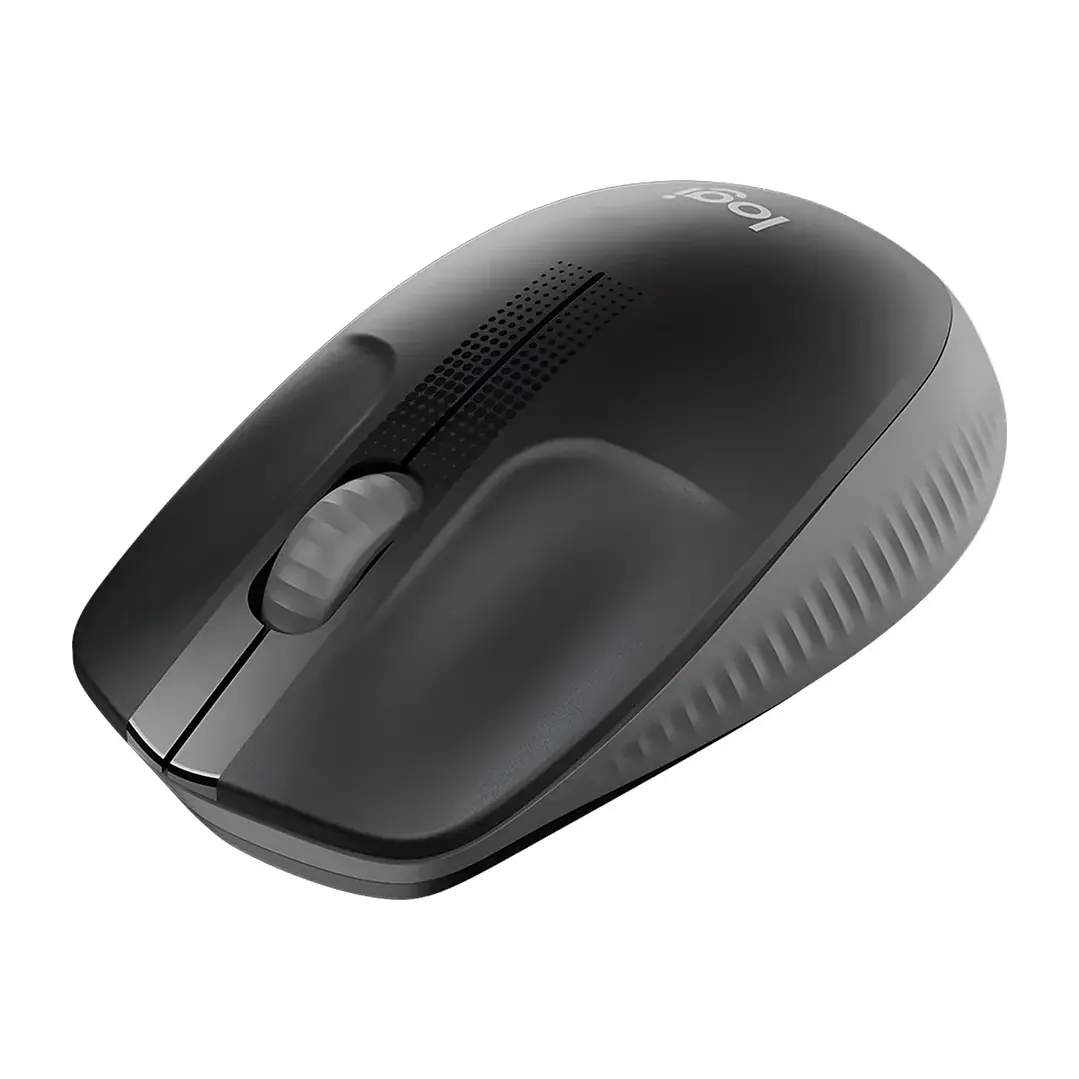 Mouse Logitech M190 Inalámbrico Negro/Gris 1000 DPI Óptico 1