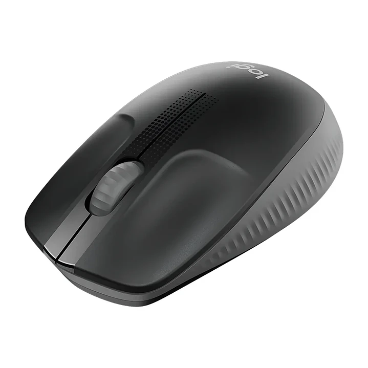 Mouse Logitech M190 Inalámbrico Negro/Gris 1000 DPI Óptico 1
