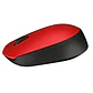 Mouse Logitech M170 Rojo Inalámbrico 2.4 GHz Óptico para oficina - Miniatura 2