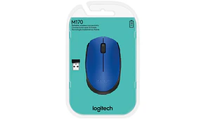 Mouse Logitech M170 Inalámbrico Azul Óptico 2.4 GHz