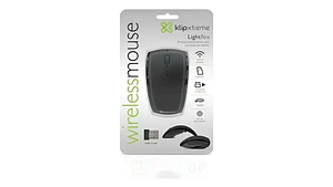 Mouse Klip Xtreme KMW-375GR Inalámbrico Plegable 1000 DPI
