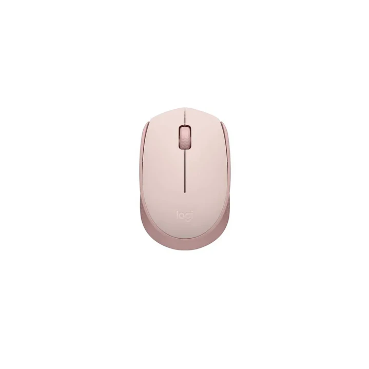 Mouse Logitech M170 Rosado Inalámbrico 2.4 GHz y receptor USB 3