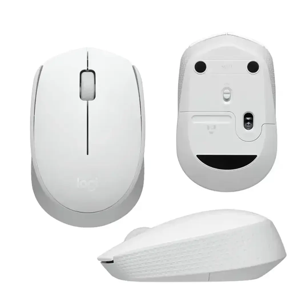 Mouse Logitech M170 Blanco Inalámbrico 2.4 GHz para oficina 3