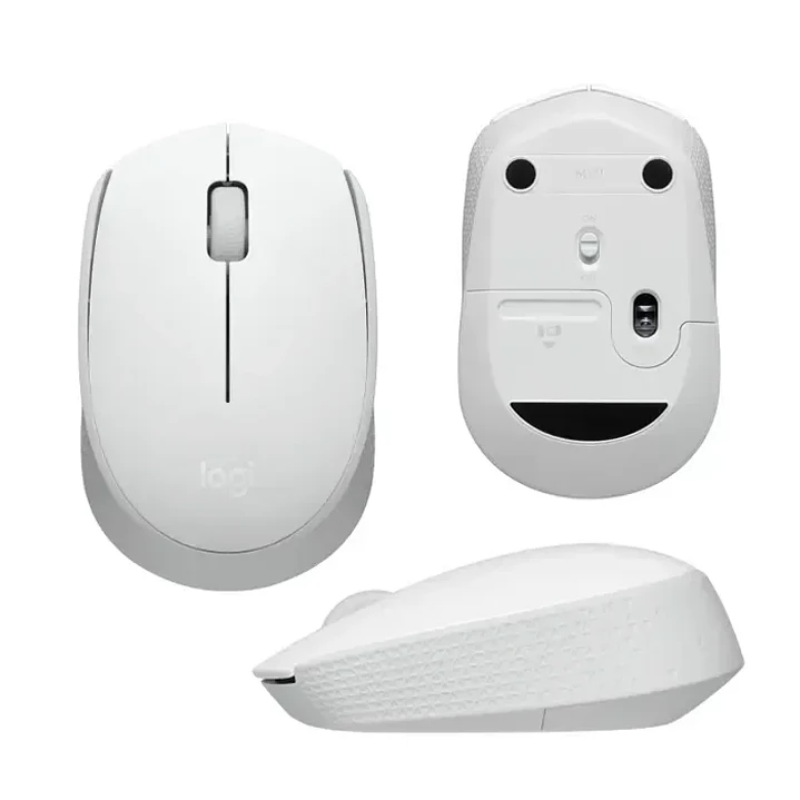 Mouse Logitech M170 Blanco Inalámbrico 2.4 GHz para oficina 3