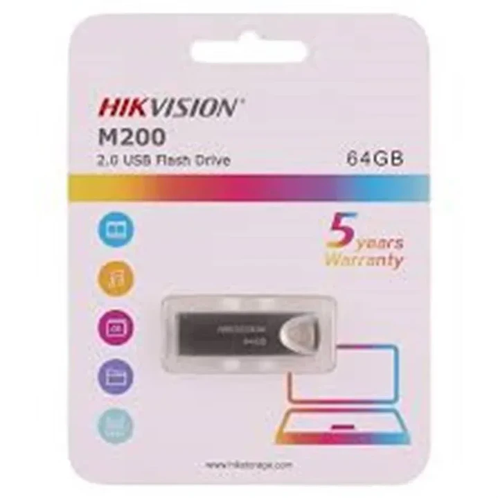 Pendrive Hikvision M200 64 GB USB 2.0 de metal para oficina 2