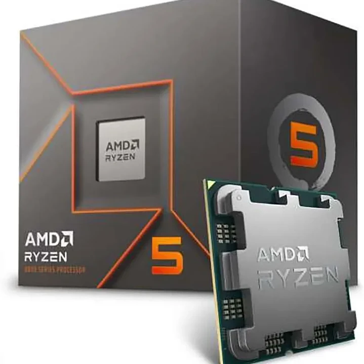 Procesador AMD Ryzen 5 8400F AM5 6 núcleos 12 hilos con cooler 1