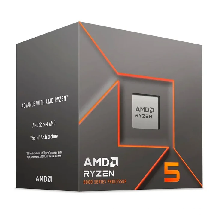 Procesador AMD Ryzen 5 8400F AM5 6 núcleos 12 hilos con cooler 2