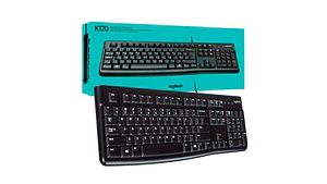 Teclado Logitech K120 QWERTY Español USB FullSize