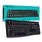 Teclado Logitech K120 QWERTY Español USB FullSize - Miniatura 1