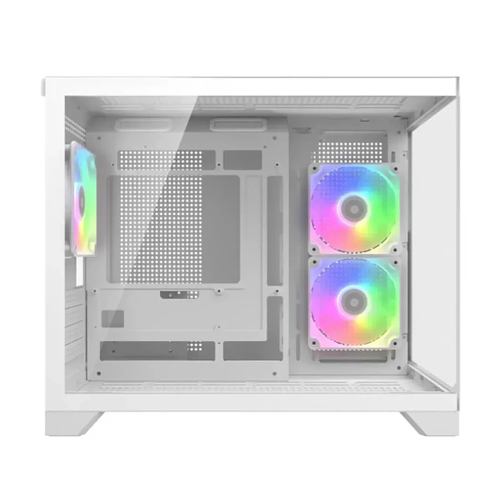 Gabinete Cougar FV150 MINI RGB Mini Tower Blanco m-ATX con 3 FAN RGB 2