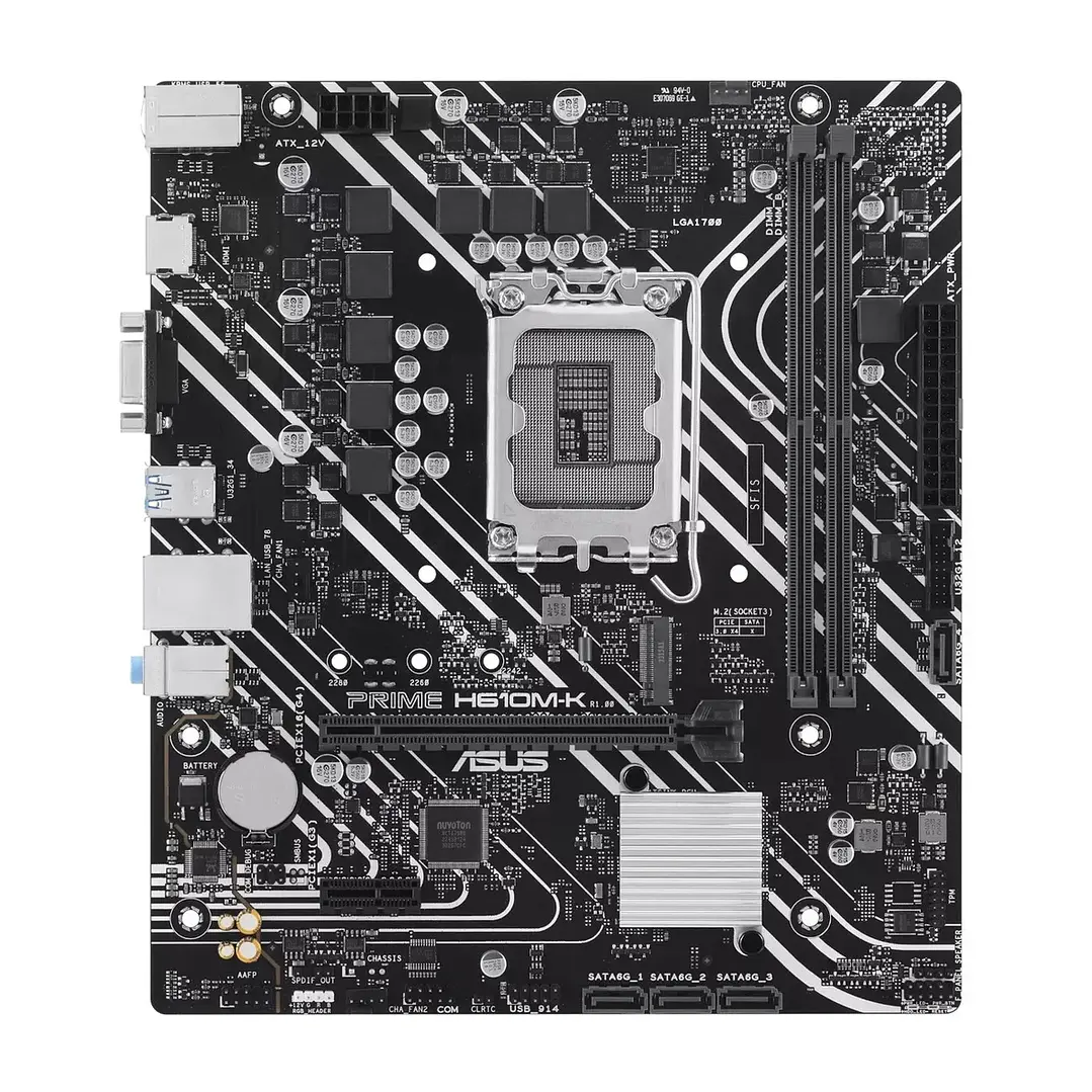 Placa Madre Asus Prime H610M-K LGA 1700 H610 DDR5 m-ATX 2