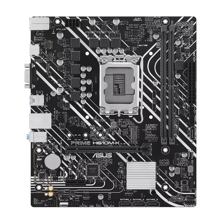 Placa Madre Asus Prime H610M-K LGA 1700 H610 DDR5 m-ATX 2