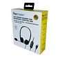Audífonos Tecmaster TM-100559 USB On-Ear Negro para oficina - Miniatura 1