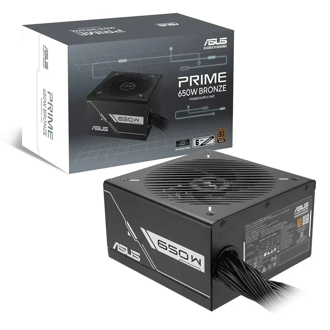 Fuente de Poder Asus Prime 650B 650W 80 PLUS Bronze No Modular 1