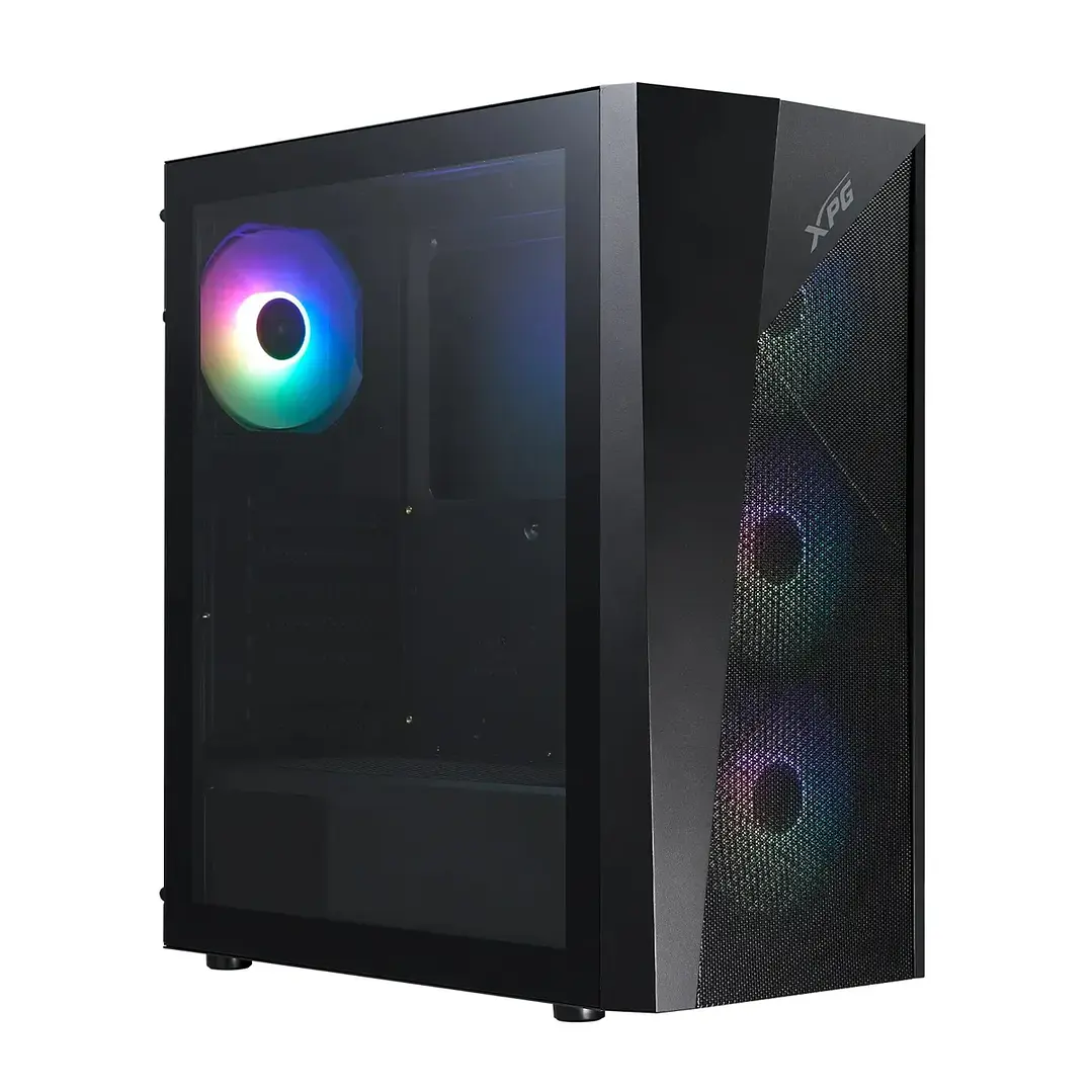 Gabinete XPG Lander 500 Negro Mid-Tower con 4 ventiladores ARGB 1