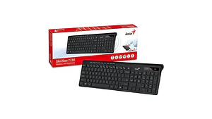 Teclado Genius SLIMSTAR 7230 Inalámbrico USB 2.0 Negro